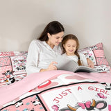 Feelyou Cow Bedding Set for Girls Boys Pink Milk Cow Comforter Set Cute Animal Comforter Room Decor Farmhouse Duvet Set Queen Size Quilt Boys Feelyou