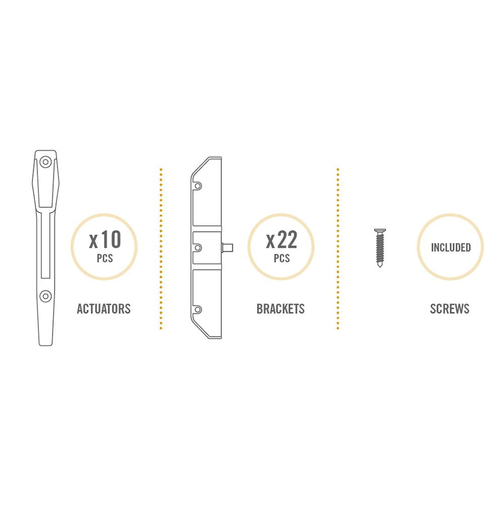 Nuvo Iron LSB48 Hardware System-Holds up to 11 Boards Louver, Black Nuvo Iron