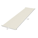 Outsunny 2 PCS 4 x 18ft Pergola Canopy Replacement, UV Protection Pergola Shade Cover, Easy to Install for 10 x 11.8ft Pergola, Khaki Outsunny