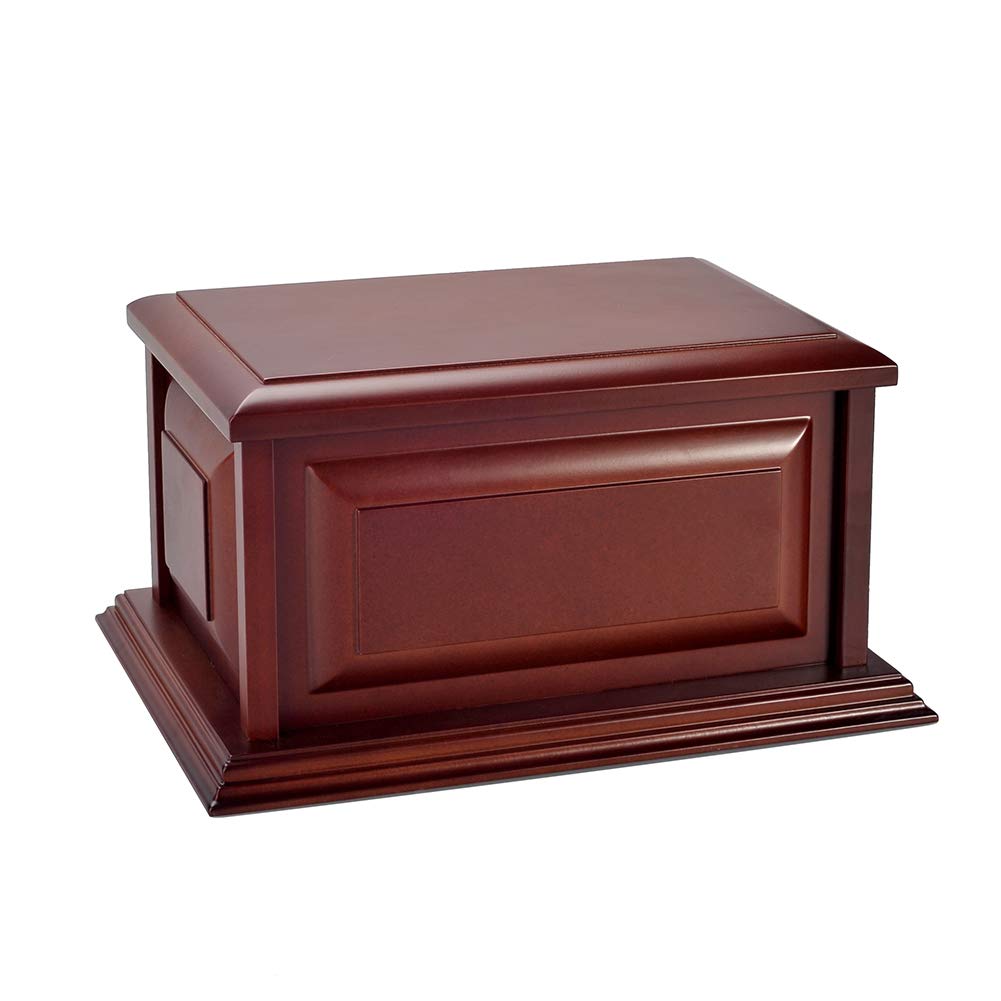 Wood Urn, Professional Wooden Urns for Human Ashes Adult,Burial-Cremation Urns (MDF) - WoodArtSupply