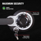 SentrySafe Medium Gray Fireproof Safe and Waterproof Safe Box with Dial Combination, Home Safe for Money, Documents, or other Valuables, 1.23 Cubic Feet, SFW123DSB SentrySafe