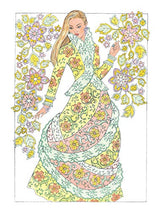 Creative Haven Fantasy Fashions Coloring Book (Adult Coloring Books: Fashion) Dover Publications