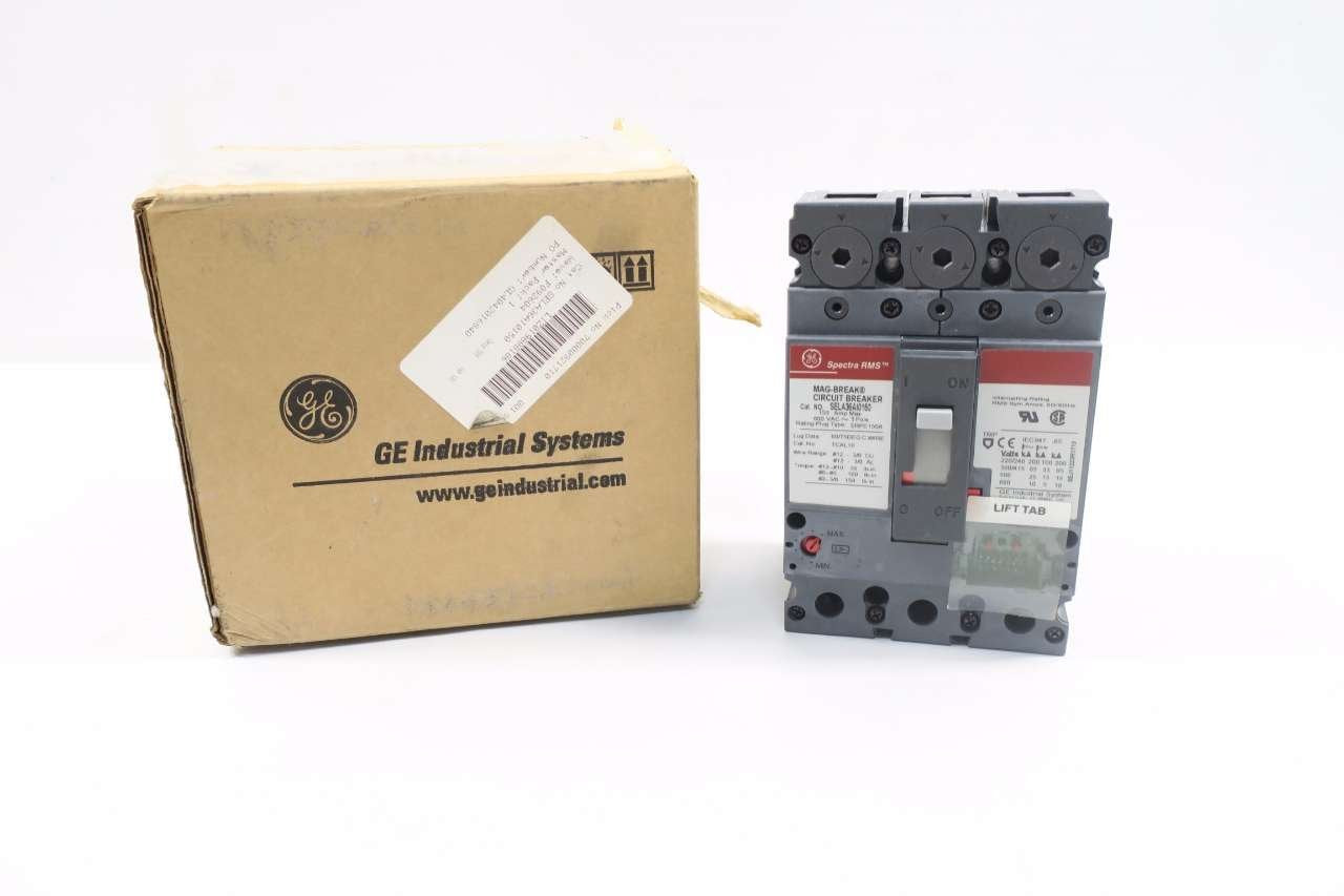 NEW GE SELA36AI0150 SPECTRA RMS 3P 150A 600V-AC CIRCUIT BREAKER D530641