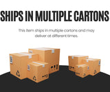 SEI Furniture Torlington Marble Tiled Electric Fireplace - Black SEI Furniture