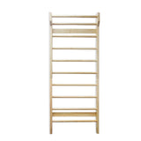 Urban Cycling Apparel Swedish Ladder Wood Stall Bar Suspension Trainer – Physical Therapy & Gymnastics Ladder w/ 10 Strategic Rods. Solid Pine. Urban Cycling Apparel