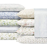 Laura Ashley - Queen Sheet Set, Buttery-Soft Bed Sheets with a Naturally Silky Smooth Cotton Sateen Lightweight Feel - Matching Pillowcases & Fitted Sheet (Lilian Coral) Laura Ashley