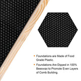 MayBee 10-Frame Beehive Box Langstroth Deep Brood Box Dipped in 100% Beeswax Includes Wooden Frames & Waxed Foundations (Unassembled) MayBee