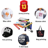 RENLITONG White HTV Iron on Vinyl 12Inch by 10ft Roll Heat Transfer Vinyl for T-Shirt HTV Rolls for All Cutter Machine - Easy to Cut & Weed for Heat Transfer Design RENLI·TONG