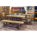 Montana Woodworks Log Furniture - Captain Chair - Glacier Country Collection Montana Woodworks