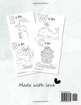 Baby`s First Alphabet Book: Unique Baby Shower Coloring Pages, The Perfect Guest Book and Party Gift WoodArtSupply