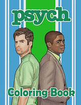 Psych Coloring Book: Coloring Books Based On The Detective Comedy-Drama TV Series WoodArtSupply