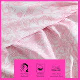 Betsey Johnson - Twin Size Sheet Set, Ultra-Soft Bedding with Smooth & Silky Feel, Deep Pockets, Bed Sheets with Matching Fitted Sheet & Pillowcases (Fairytale Floral Pink) Betsey Johnson