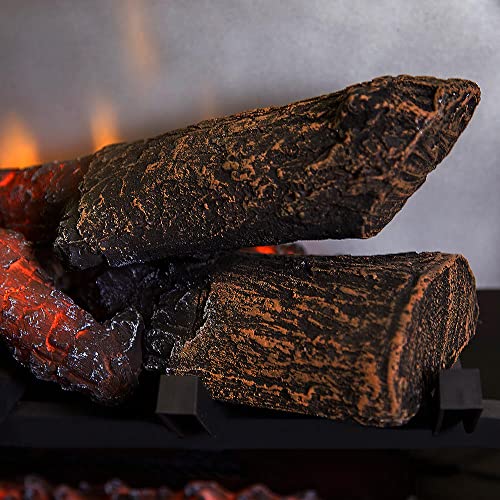 Dimplex Revillusion Electric Fireplace Log Insert - 20 Inch Faux Wooden Logs, Plug in Electric Heater; Remote Control Included - Supplemental Zone Heat | Model #RLG20 DIMPLEX