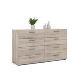 Tvilum 8 Drawer Double Dresser,Truffle Tvilum