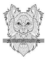 Amazing Dogs Coloring Book: Beautiful Dogs, Adorable Puppies, and Relaxing Designs for Adults and Teens WoodArtSupply