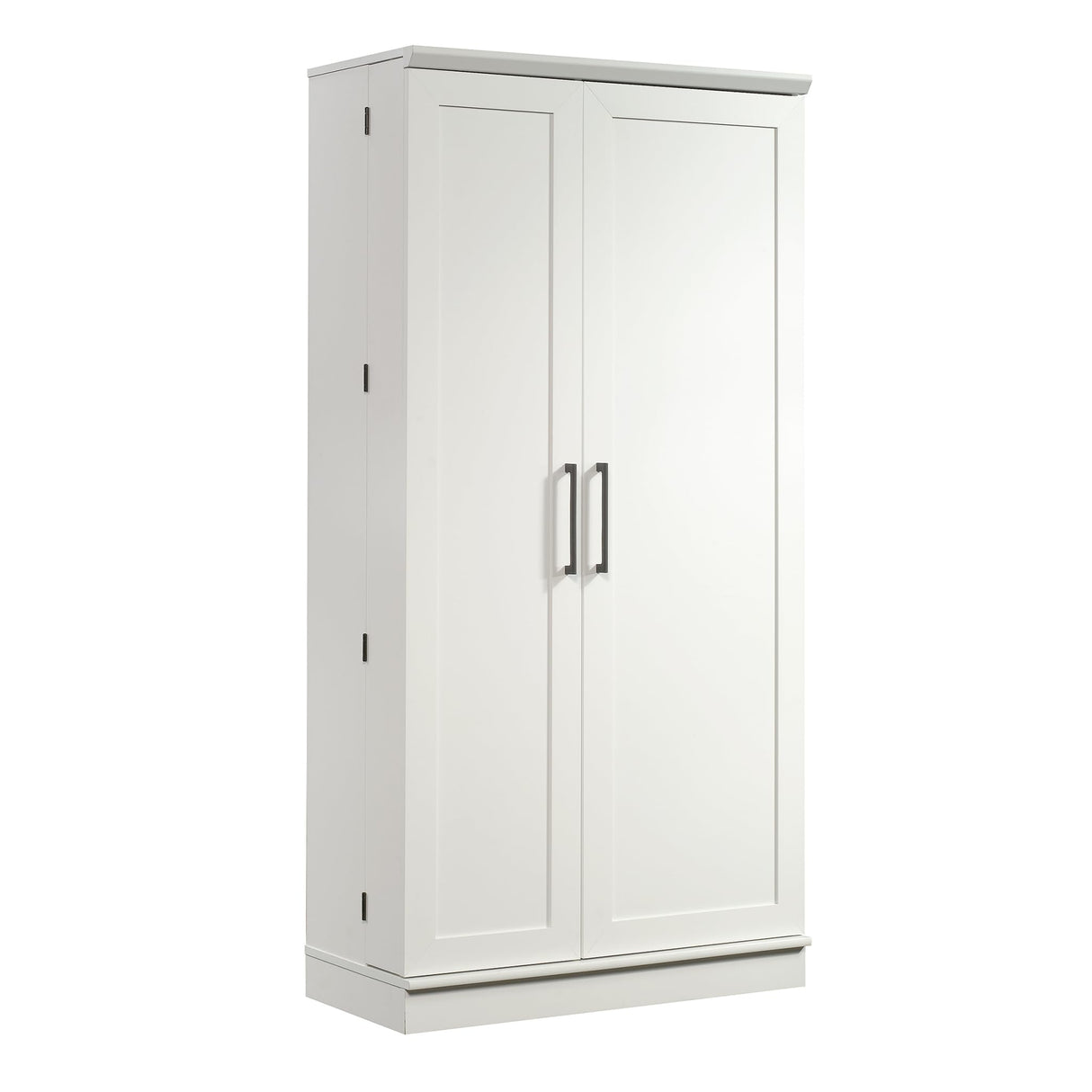 Sauder HomePlus Storage Pantry cabinets, L: 35.35" x W: 17.09" x H: 71.22", Soft White finish Sauder