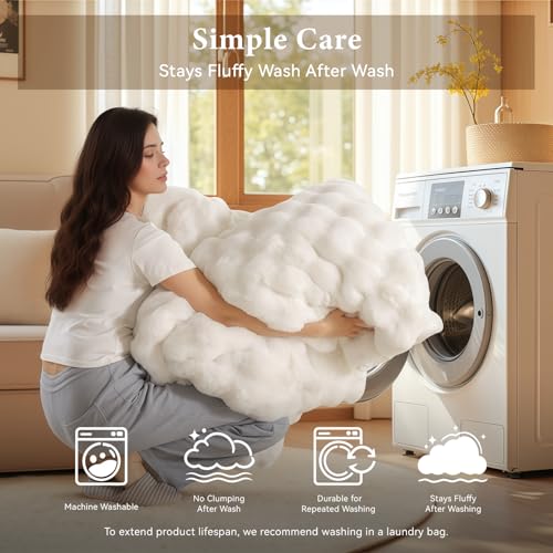 YIKUSH White Comforter Set Full – Ultra Soft & Warm Faux Fur Comforter for Winter, Elegant Fluffy Cream Comforter with Pillowcases, Cozy White Full Bedding Set YIKUSH
