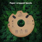 Creality High Speed PLA Filament 1.75mm Black 2Kg, 3D Printer Filament for 300mm/s 3D Printing, Rapid PLA Dimensional Accuracy +/- 0.02 mm 1Kg Cardboard Spool(2.2lbs) for FDM 3D Printers(Black&Black) Creality