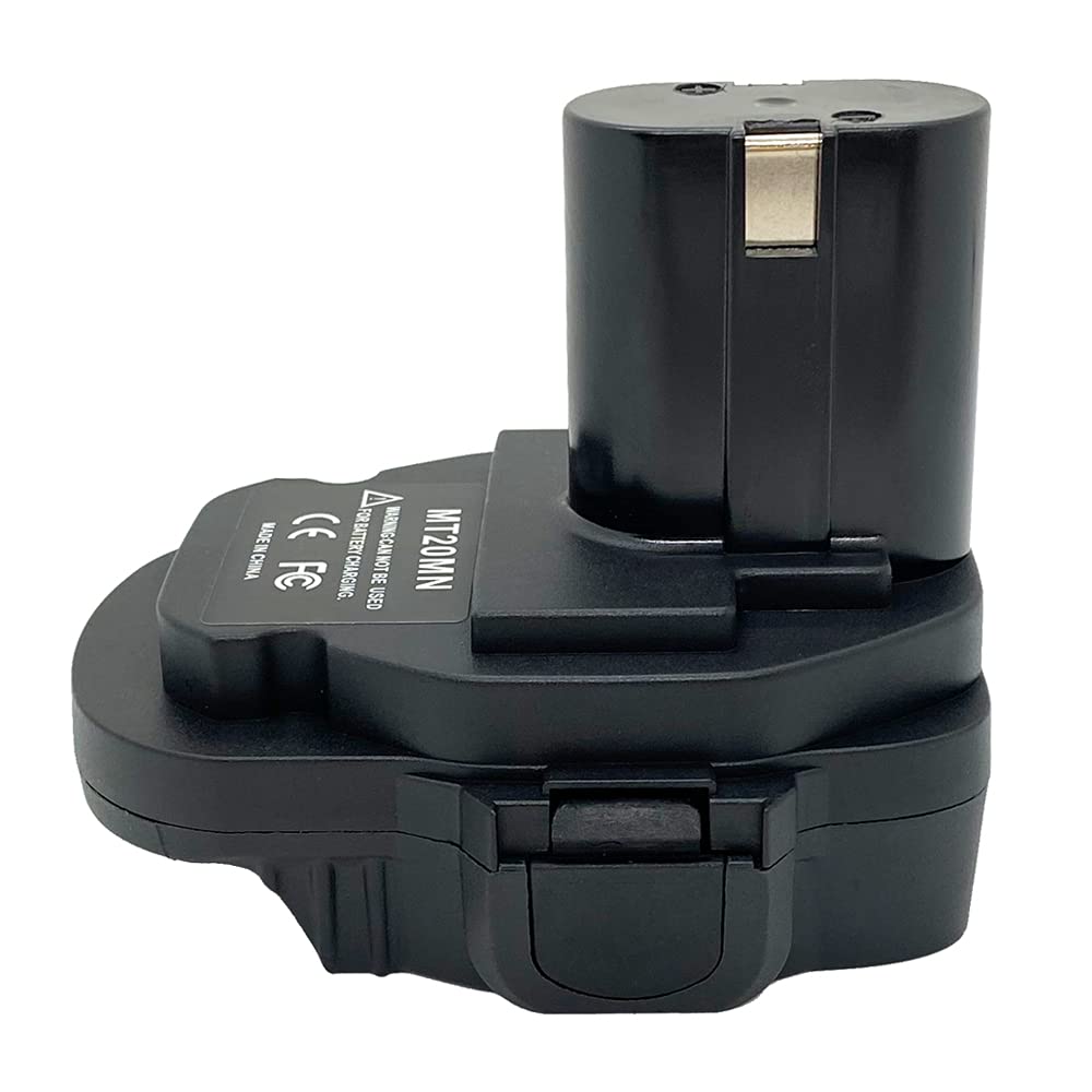 QINIZX Battery Adapter for Makita 18 Volt NiCad & NiMh Cordless Power Tools, Convert Makita BL1830B BL1850 BL1860 BL1840B 18V Lithium-Ion Battery to Makita 18V Ni-Cd/Ni-Mh Battery Converter QINIZX
