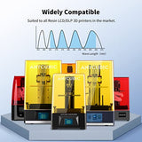 ANYCUBIC Water Washable 3D Printer Resin, 405nm High Precision UV-Curing 3D Resin, Low Shrinkage Standard Photopolymer Resin for 8K Capable LCD DLP Resin 3D Printer Printing (Grey + Grey, 2000g) ANYCUBIC