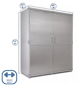 Heavy-Duty Commercial UltraHD Storage Cabinet (Granite Gray, 60" W x 24" D x 72" H) Generic