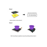 Befenybay Hot Professional Flexible Removable Magnetic Build Surface 220x220mm (AB) for 3D Printer Heated Bed (220x220mm) Befenybay