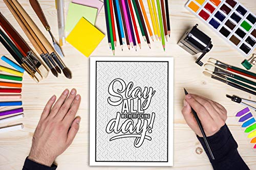 You're a Mother F*cking Badass: Motivational & Inspirational Swear Word Coloring Book for Adults WoodArtSupply