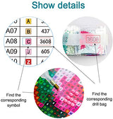 Diamond Painting City Amsterdam Netherlands Dancing Houses Over River Amstel Landmark in Old European City Spring Landscape for Adult Painting Kits Diamond Art Perfect for Home Wall Decor 12"x16" Handmade Arting