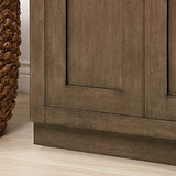 OVE Decors Maya Plus 72 in. Double Sink Bathroom Vanity in Almond Latte Finish, Black Hardware and Included Power Bar OVE Decors