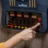 Arachnid E650 Free Standing Dartboard Cabinet Set, Rustic (E650FSRT-BK2) Arachnid