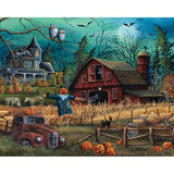 Bits and Pieces Set of 4 Jigsaw Puzzles 500 Pieces - Haunted Halloween Set Bits and Pieces