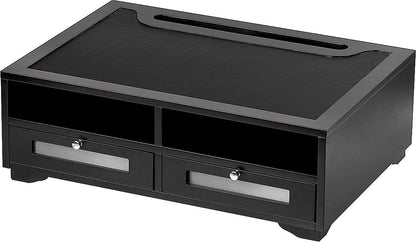 Victor Midnight Black Collection 1130-5 Wood Printer Stand, Black