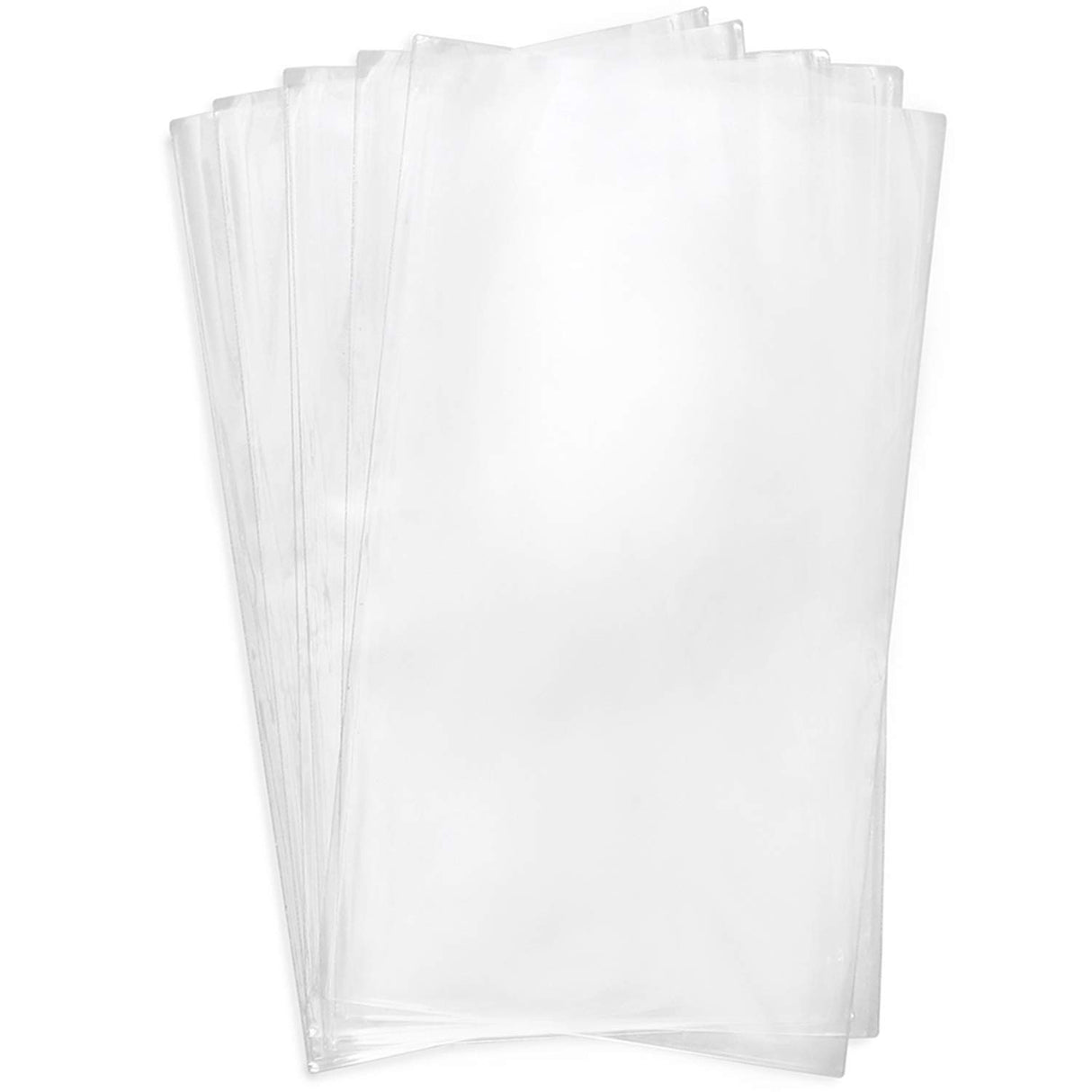 Shrink Wrap Bags,100 Pcs 6x12 Inches Clear PVC Heat Shrink Wrap for Packagaing Soap,Bath Bombs,Candles, Jars and Homemade DIY Projects Morepack