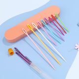 Plastic Large Eye Sewing Needles, Large-Eye Blunt Needles, Bent Tapestry Needles, Yarn Needles Crafting Knitting Stringing Needles with Storage Box and Needle Threader for Knitting Crochet Bupete