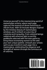 Stainglass Goddess: Adult Coloring Book Majosta