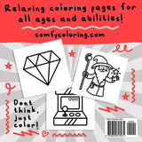 Video Game Blast!: Bold and easy coloring book for adults and kids (Comfy Coloring Books) WoodArtSupply