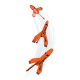 Estes 7295 Orange Bullet Rocket-Building Kit, Intermediate Flying-Rocket-Model Kit for Ages 10+ Estes