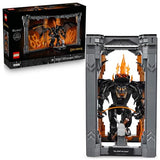 LEGO Icons The Lord of The Rings: Balrog Book Nook Kit - DIY Craft Building Set for Adults, 18+ - Collectible Gandalf Minifigure - Gift Idea for Birthdays - Home or Room Decor - 10367