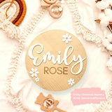 Personalized Baby Announcement Sign, Baby Name Signs for Nursery, Newborn Announcement Sign, Birth Announcement Sign, Announcement Board for New Baby JD CRAFT DESIGN STUDIO
