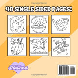 Beach Vacation: A Simple and Bold Coloring Book WoodArtSupply