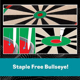 Viper Slash Official Competition Bristle Steel Tip Dartboard, WDF Accredited with Staple-Free Ultra-Thin Metal Wiring, Self-Healing Professional-Grade African Sisal, Magnetic Dart Holders,Black Viper