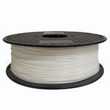 CC3D 72D Flexible Hard White TPU Filament 1.75mm 1KG 3D Printer Filament High Hardness High Toughness TPU Filament White FDM Printer Tough 3D Printing Material Comparable to Nylon Filament CC3D