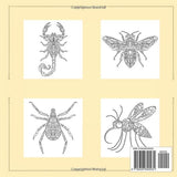 Bugs and Insects Mandala Coloring Book for Stress Relief & Relaxation Drawings: Discover the Zen in Tranquil, Stress-Relieving Insect Designs, Mandalas, Zentangle inspired Nature Art Explore and Color Majosta