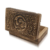 Great Birthday Gift Ideas Handmade Decorative Wooden Jewelry Box Jewelry Organizer Keepsake Box Treasure Chest Trinket Holder Watch Box Storage Lock The Great Indian Bazaar