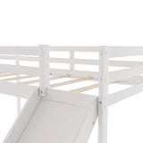 Merax L-Shaped Twin Size Loft Bed with Ladder Merax