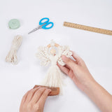 ORIGACH 3 Set DIY Angel Macrame Kit, Boho Wall Hanging Ornament for Beginners, Angel Wings Kit With Instruction Tutorial for Adults ORIGACH