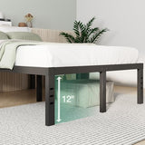 Novilla Queen Bed Frame, 14 Inch Metal Platform Bed Frame Queen Size with Storage Space Under Bed, Heavy Duty Steel Slat Support, Easy Assembly, No Box Spring Needed Novilla
