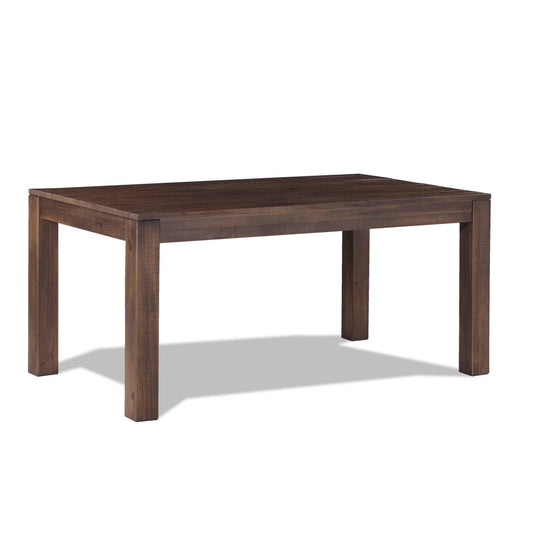 Montauk Solid Wood 63" Dining Table, Rustic Walnut - WoodArtSupply