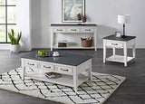YeegfeyA Martin Svensson Home Del Mar, End Table, Antique White and Grey Martin Svensson Home