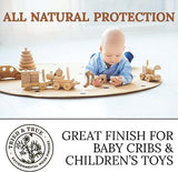 Tried & True Danish Oil – Pint – All Natural, All Purpose Finish for Wood, Food Safe, Solvent Free, VOC Free, Non Toxic Wood Finish, Polymerized Tried & True